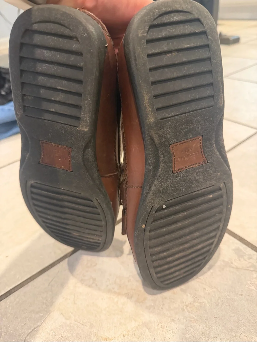 Dockers Men’s Brown Leather Kiltie Loafers